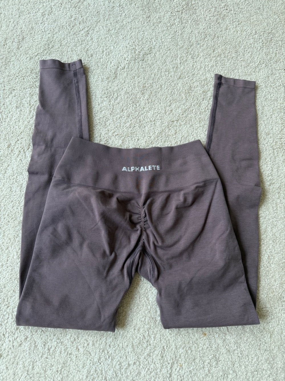 Alphalete Seamless High-Waist Leggings in Purple Size Small